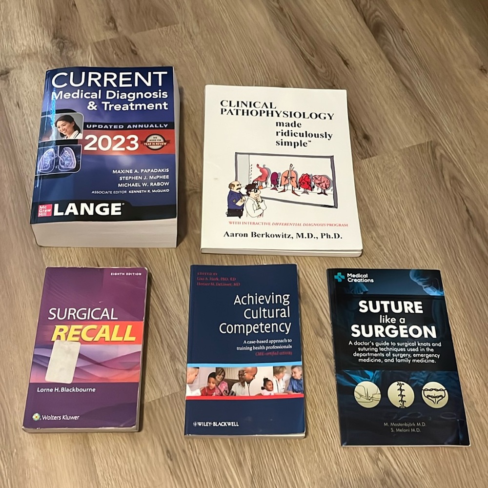 Various Medical Books